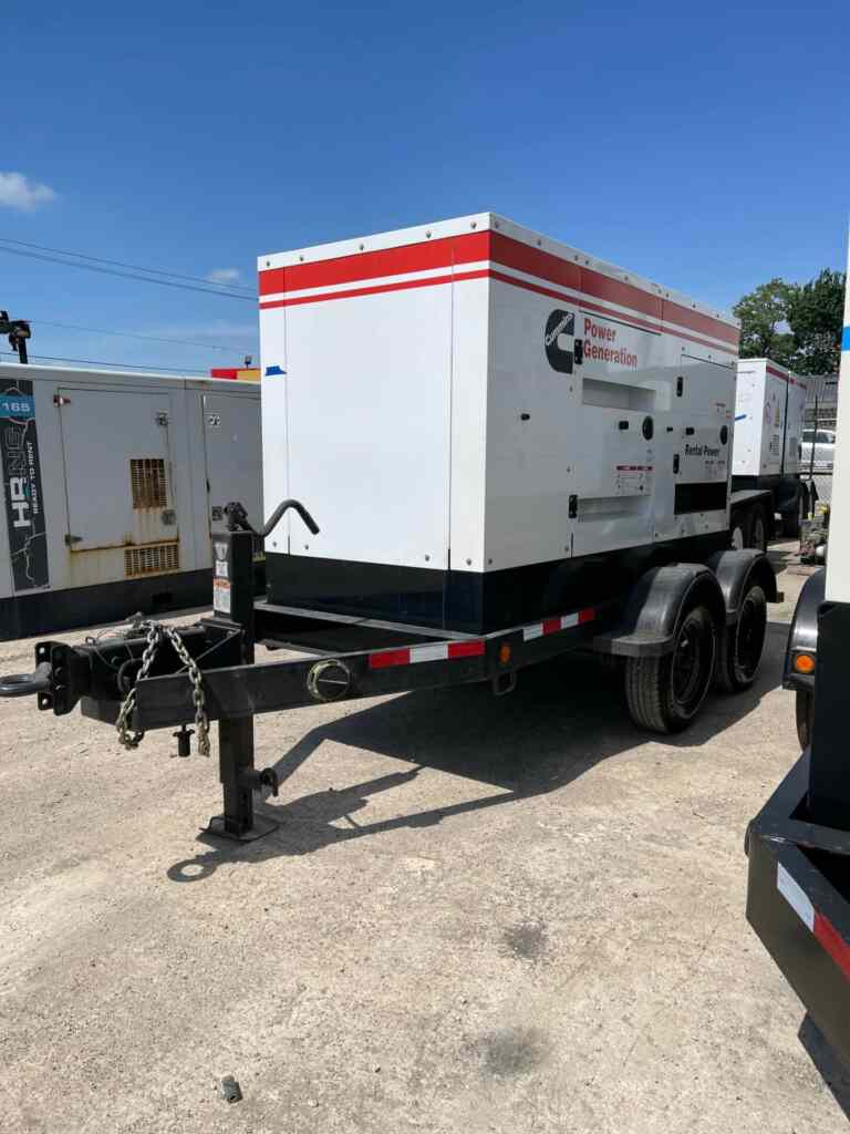 Cummins C100D6RG Trailer Mounted Diesel Generator
