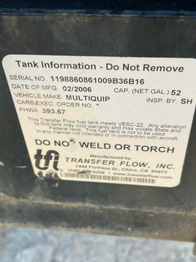 Multiquip DCA45SSIU3 Trailer Mounted Diesel Generator - Tier 3