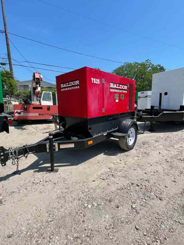 Baldor TS25 Trailer Mounted Diesel Generator - Tier 3