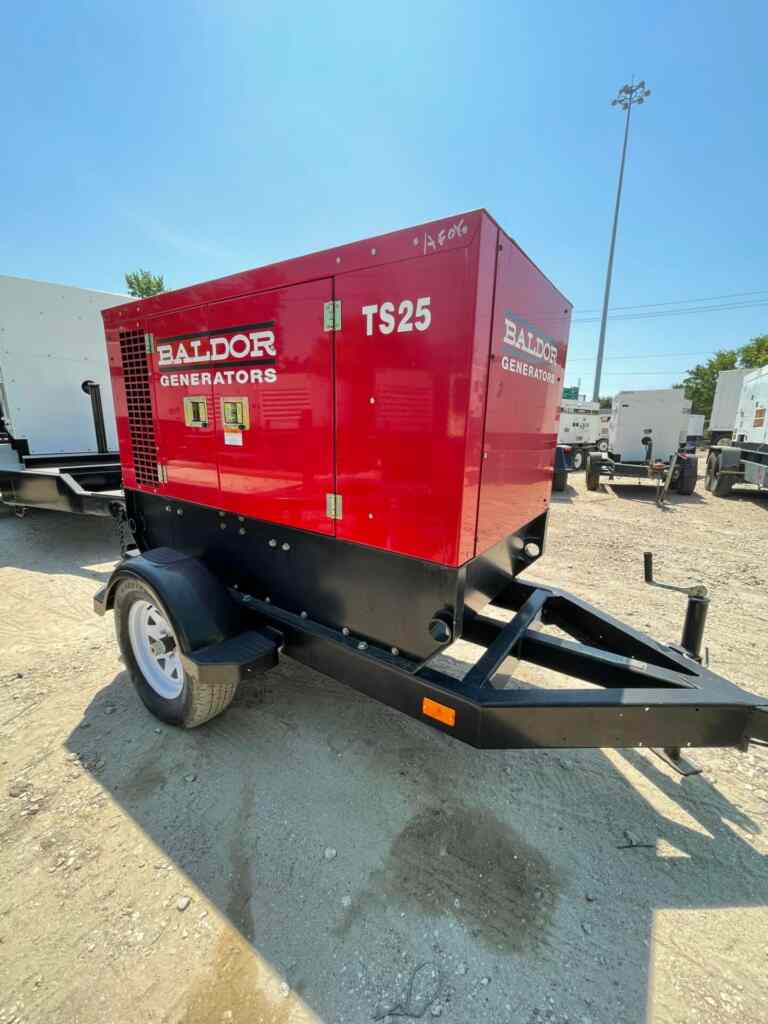 Baldor TS25 Trailer Mounted Diesel Generator – Tier 3