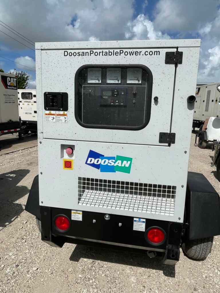 Doosan G50 Trailer Mounted Diesel Generator