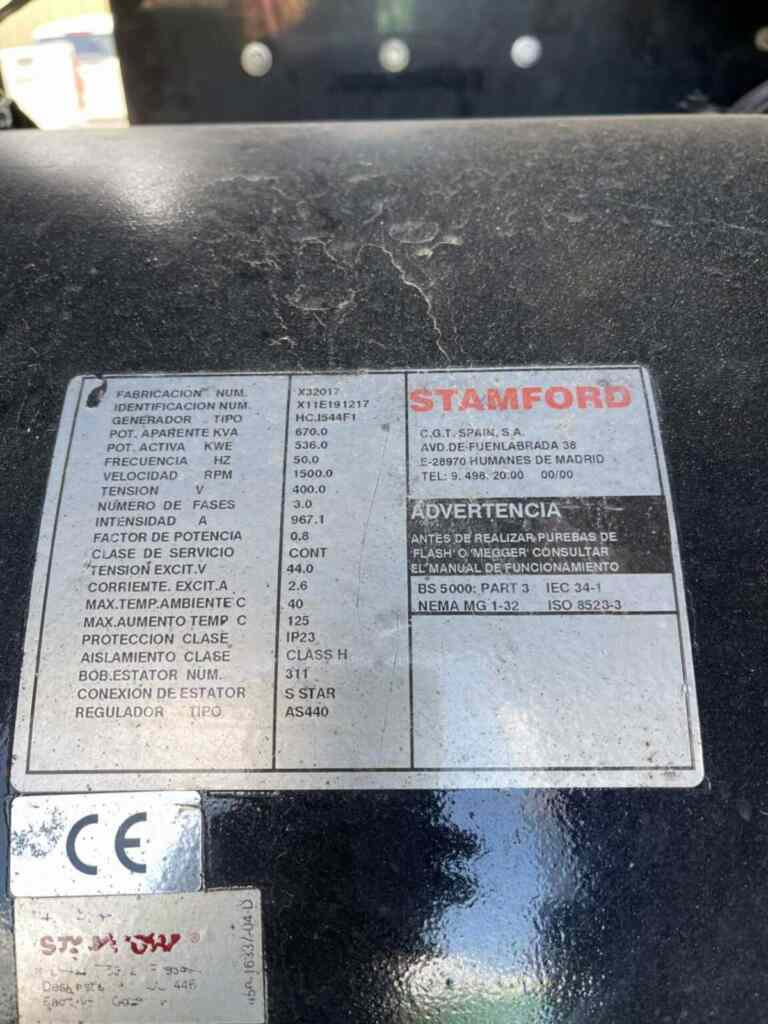 Hipower HRVW700T6 Standby Diesel Generator