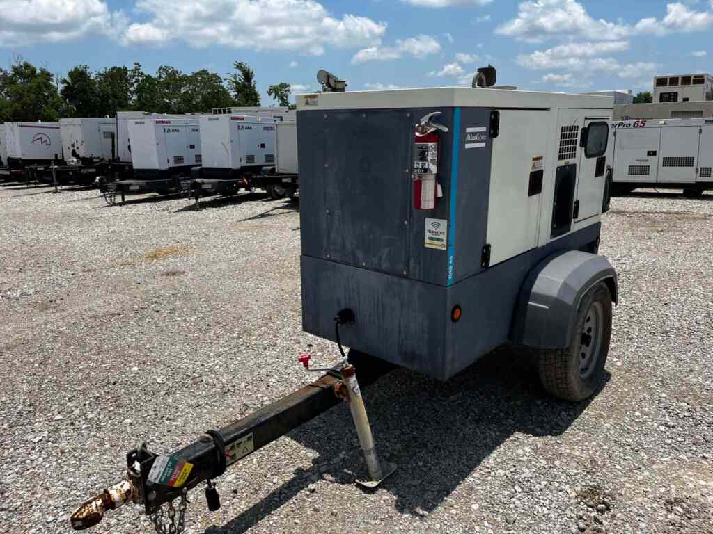 Atlas Copco QAS45 Trailer Mounted Diesel Generator - Tier 3