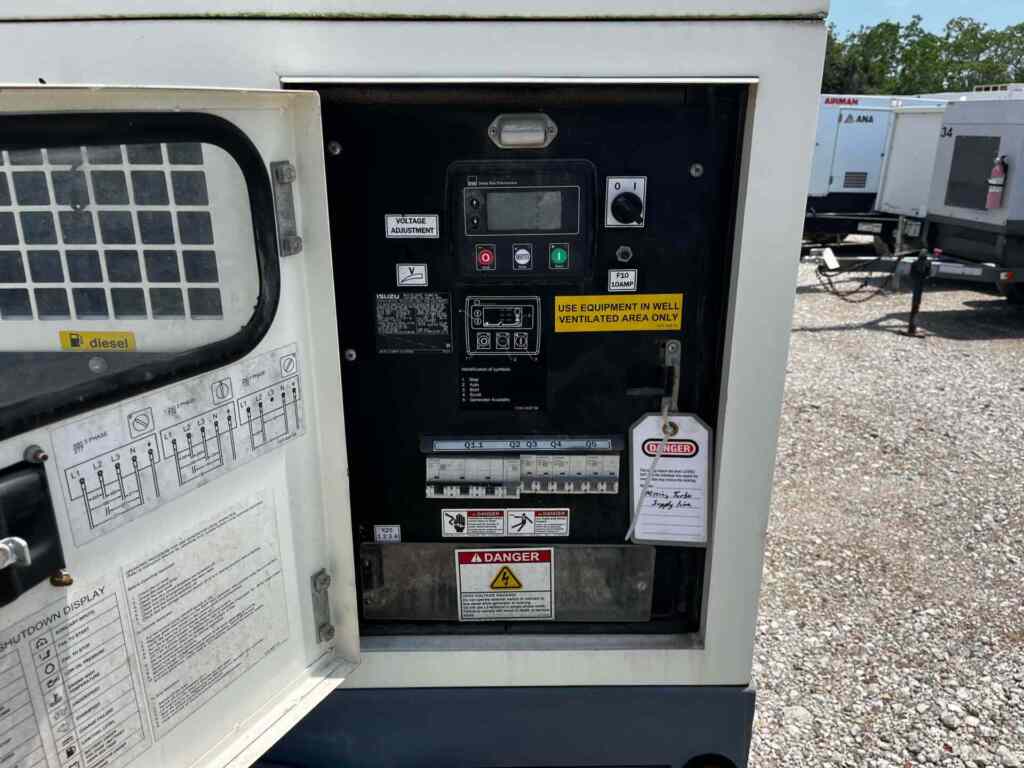 Atlas Copco QAS45 Trailer Mounted Diesel Generator - Tier 3