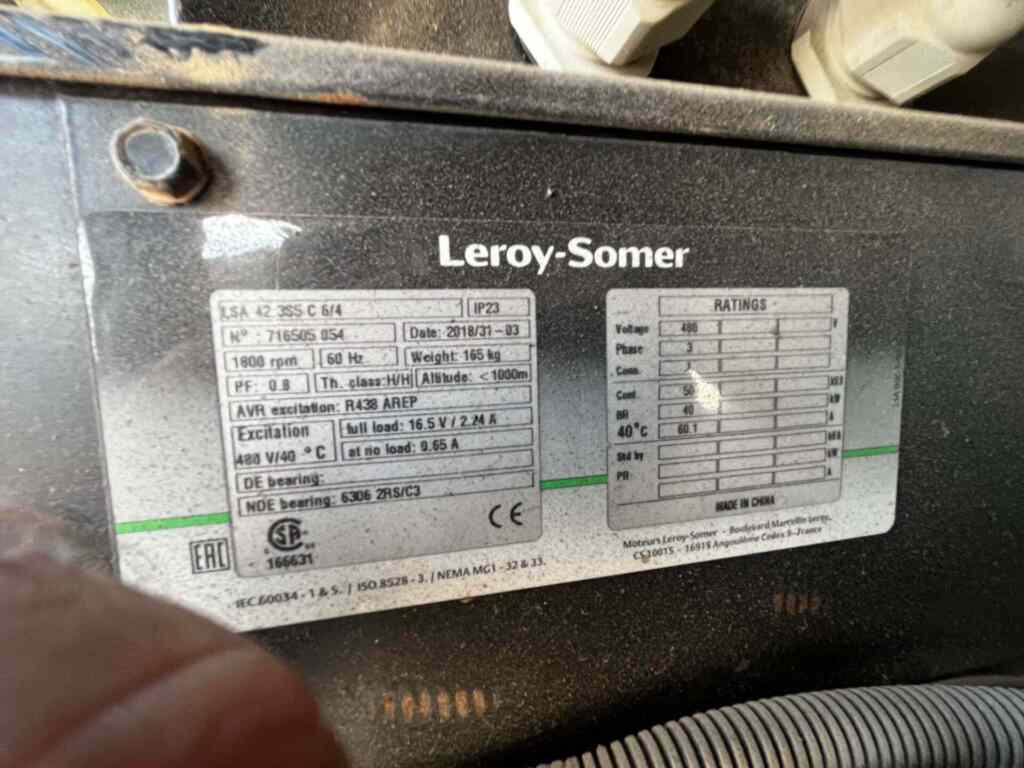 Atlas Copco QAS45 Trailer Mounted Diesel Generator - Tier 3