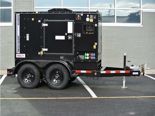(Tecnogen G80 Mega Silent) Trailer Mounted Diesel Generator