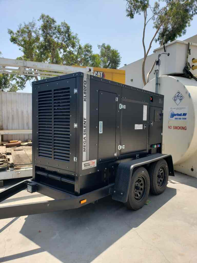 Tecnogen G80 Mega Silent Trailer Mounted Diesel Generator