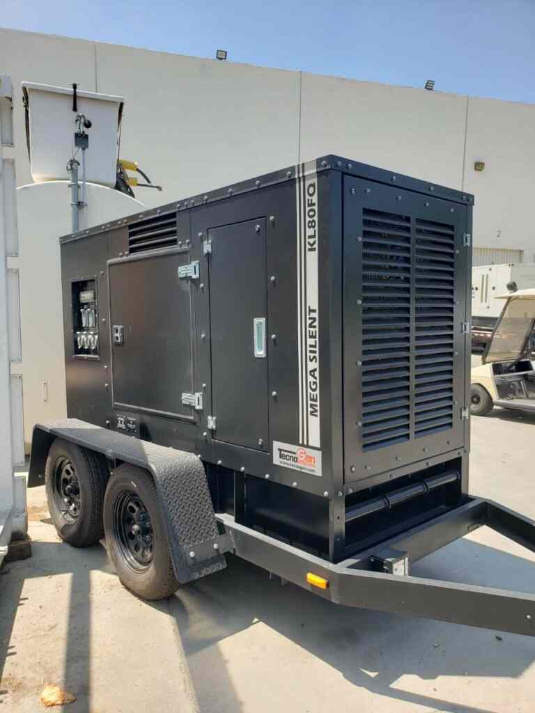 Tecnogen G80 Mega Silent Trailer Mounted Diesel Generator