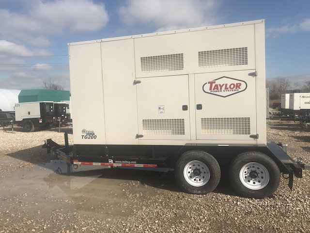 Taylor TG200 Trailer Mounted Natural Gas Generator