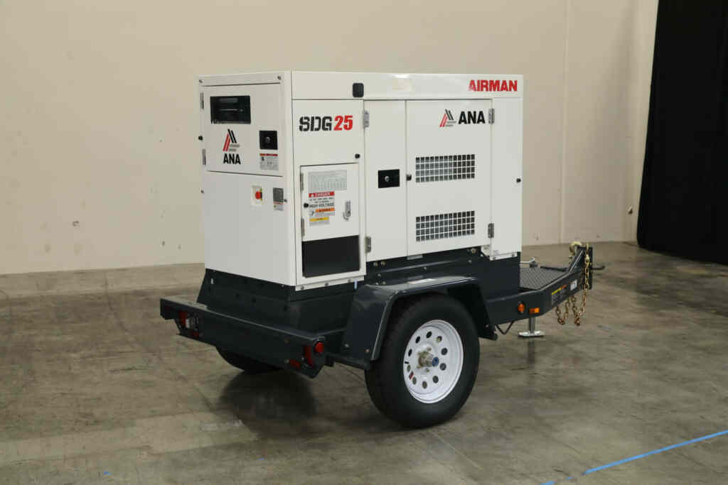 Airman SDG25S Diesel Generator Trailer Mounted