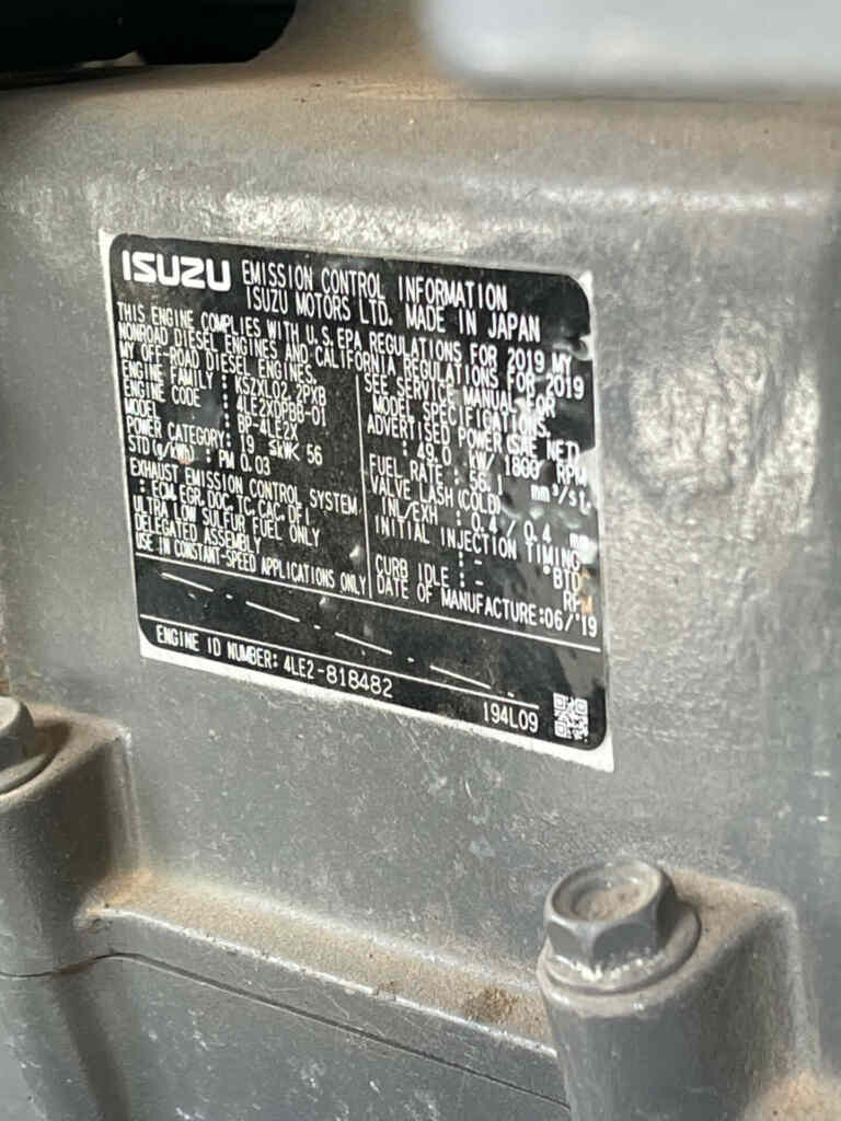 Trailer Mounted Multiquip DCA45SSIU4F — Diesel Generator