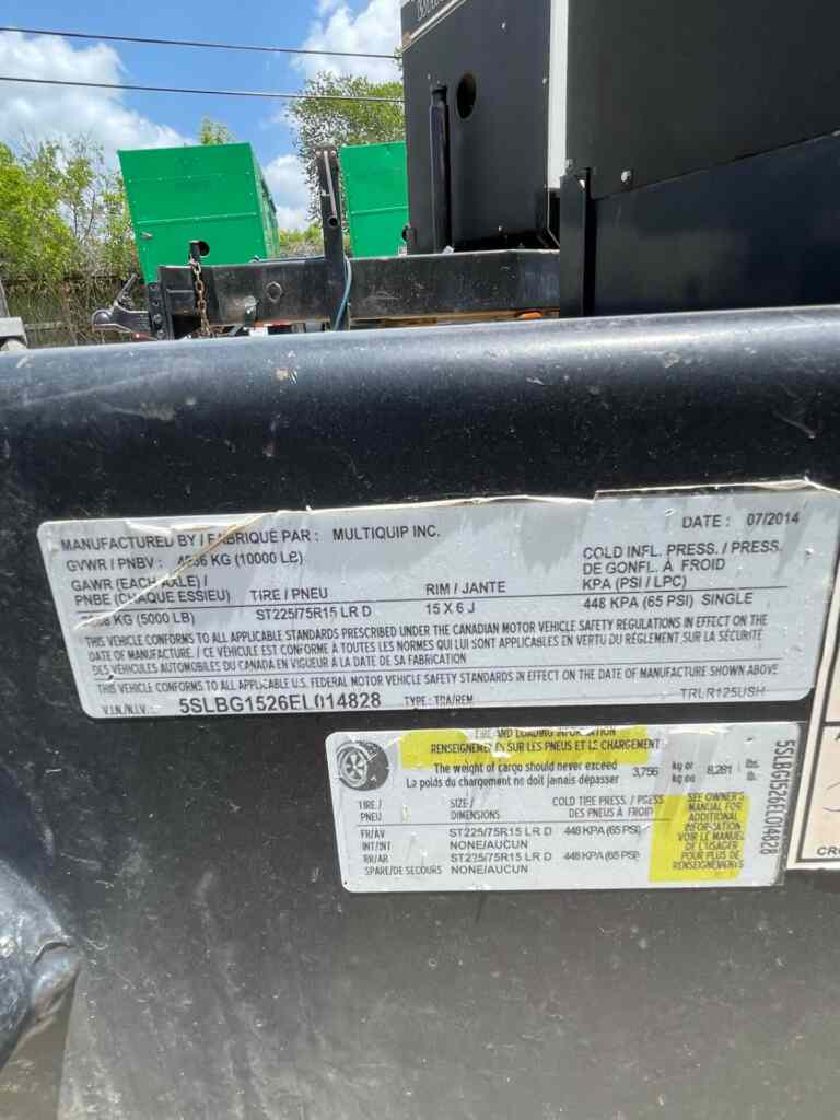 Multiquip DCA125SSJU4i Trailer Mounted Diesel Generator
