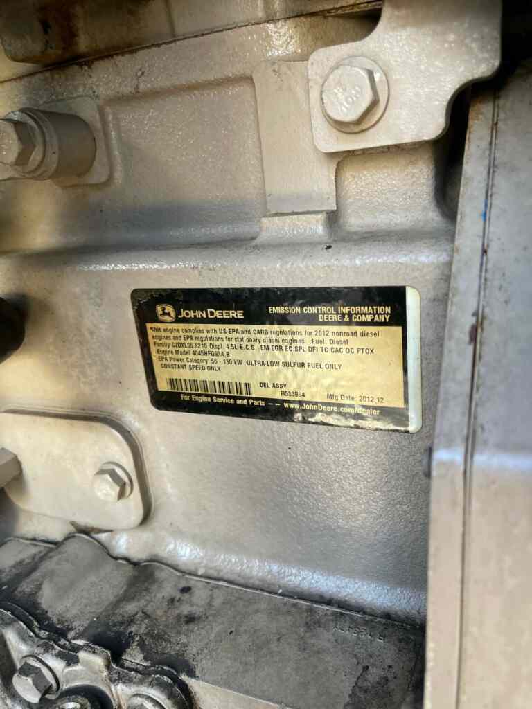 Trailer Mounted Diesel Generator: Multiquip DCA125SSJU4i