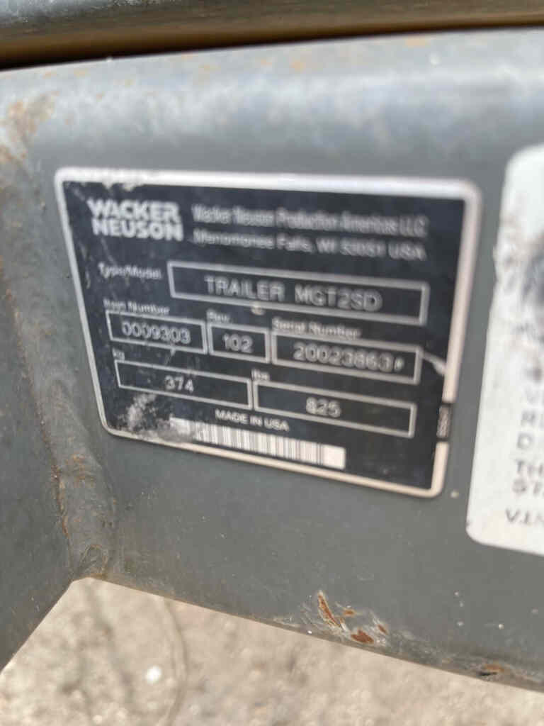 Wacker Neuson G50 Trailer Mounted Diesel Generator - Tier 3