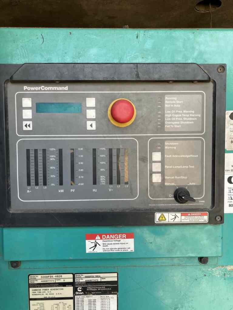 Diesel Power Module: Cummins C500D6RG - Tier 2