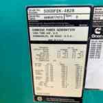 Diesel Power Module: Cummins C500D6RG - Tier 2