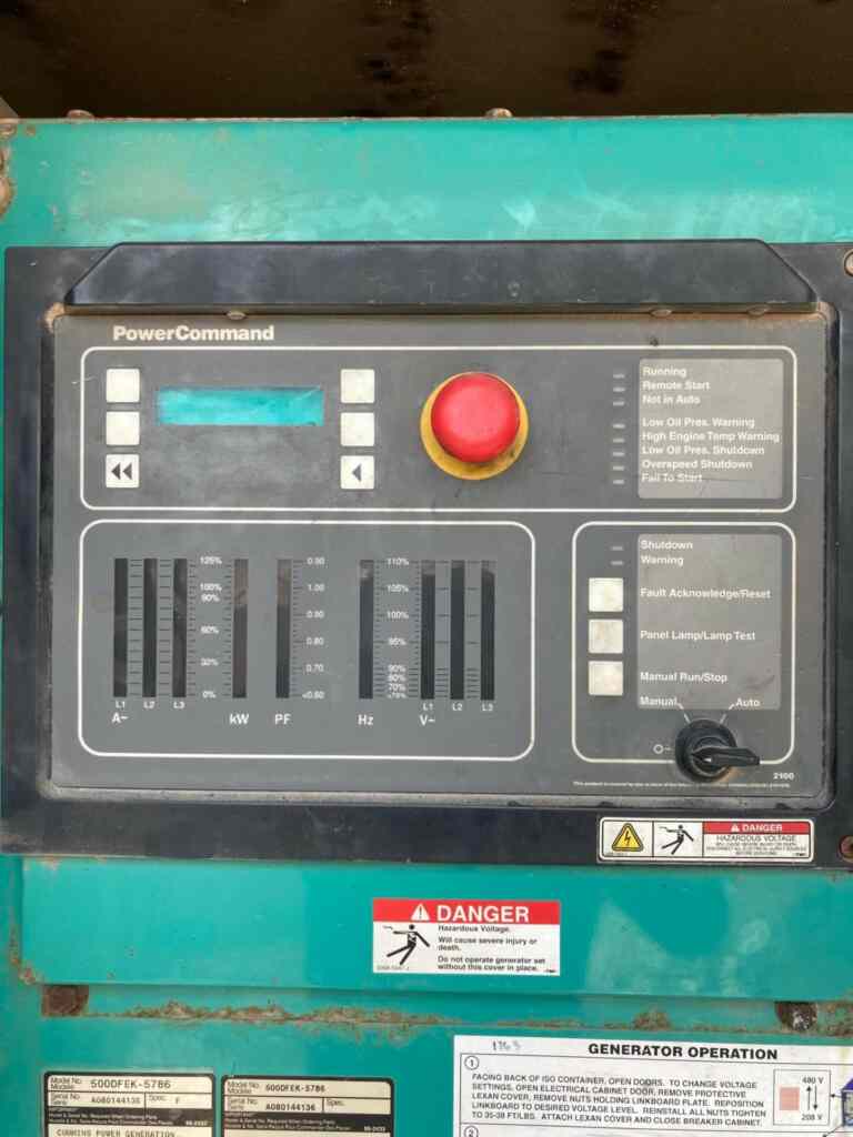 Cummins C500D6RG Diesel Power Module - Tier 2