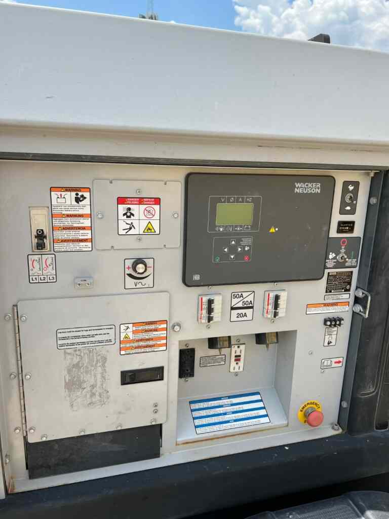 Wacker Neuson G25 Trailer Mounted Diesel Generator - Tier 3