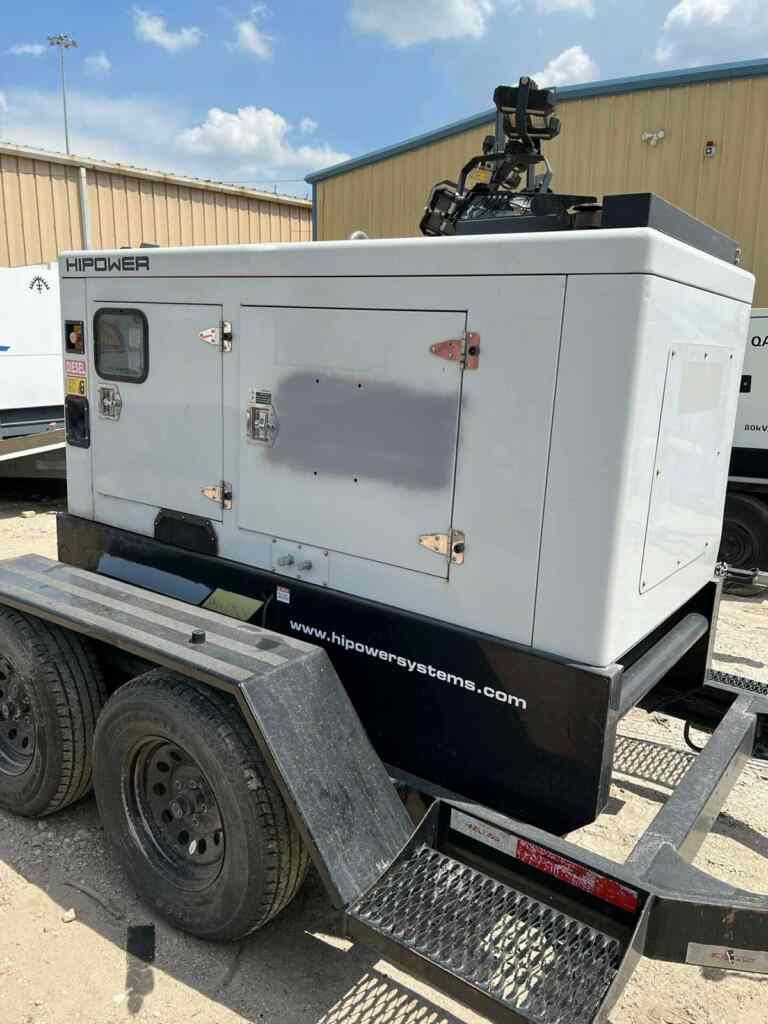 HiPower HRYW50T6 Trailer Mounted Diesel Generator - Tier 3