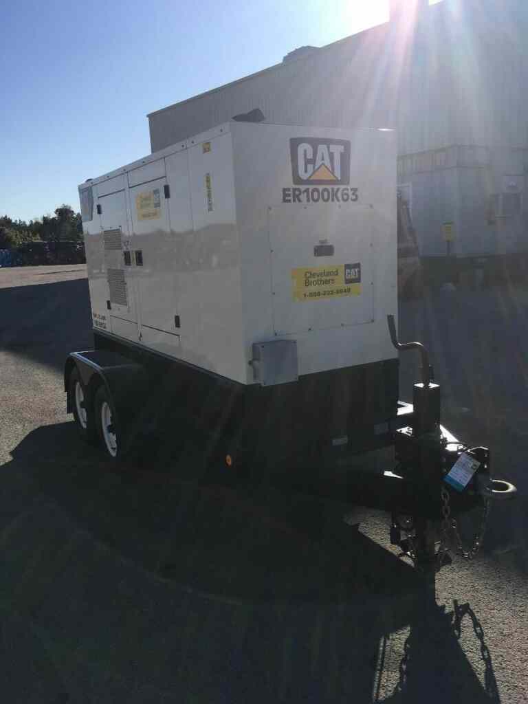 Caterpillar XQ100 Trailer Mounted Diesel Generator - Tier 3