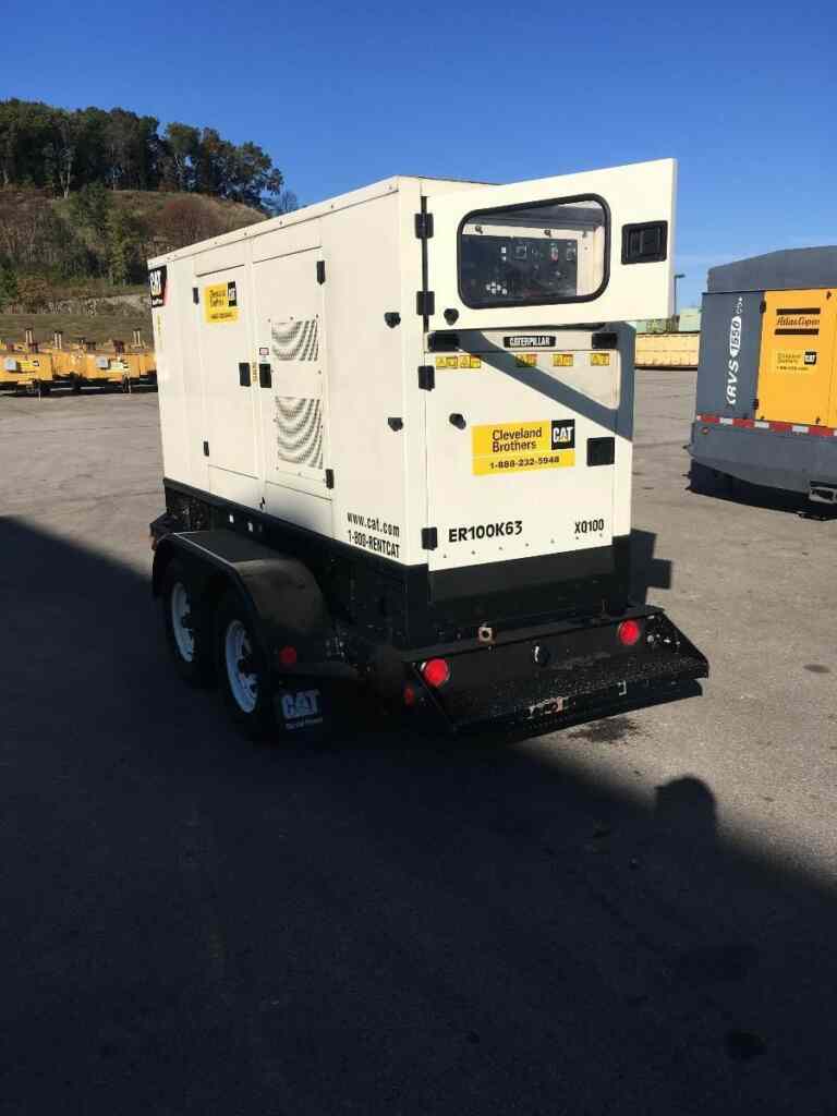 Caterpillar XQ100 Trailer Mounted Diesel Generator - Tier 3