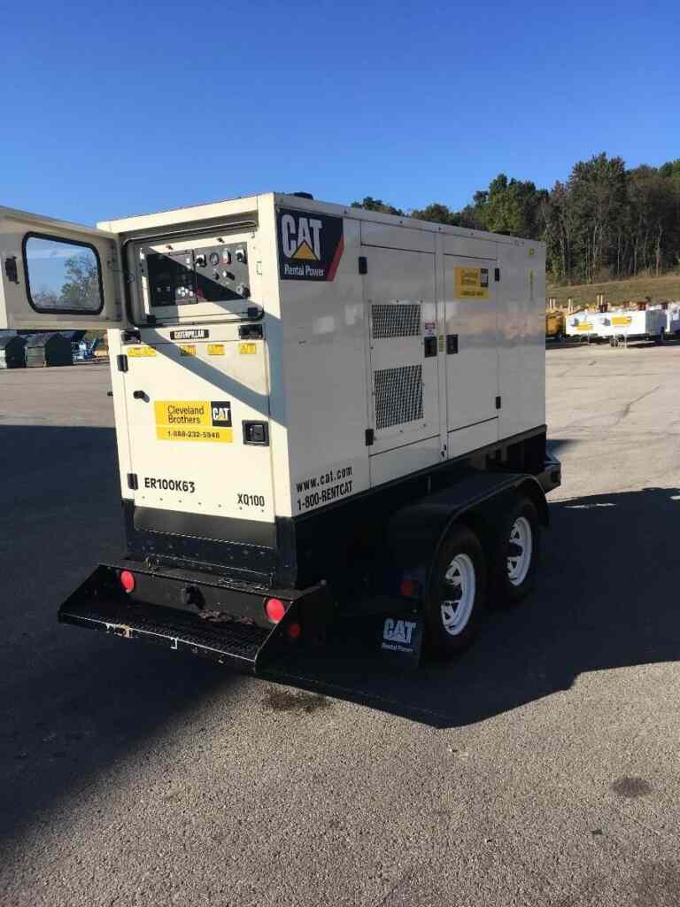 Caterpillar XQ100 Trailer Mounted Diesel Generator - Tier 3