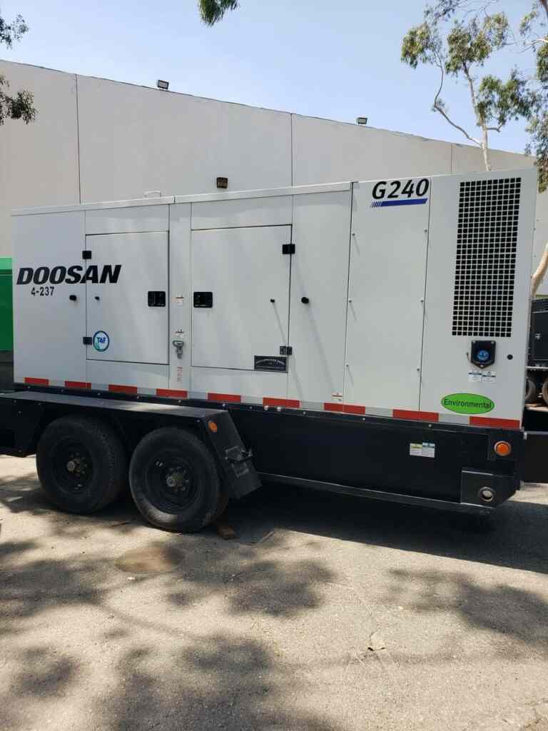 Doosan G240 Trailer Mounted Diesel Generator