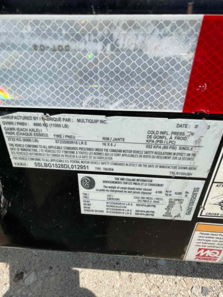 Trailer Mounted Diesel Generator Multiquip DCA125SSJU4i