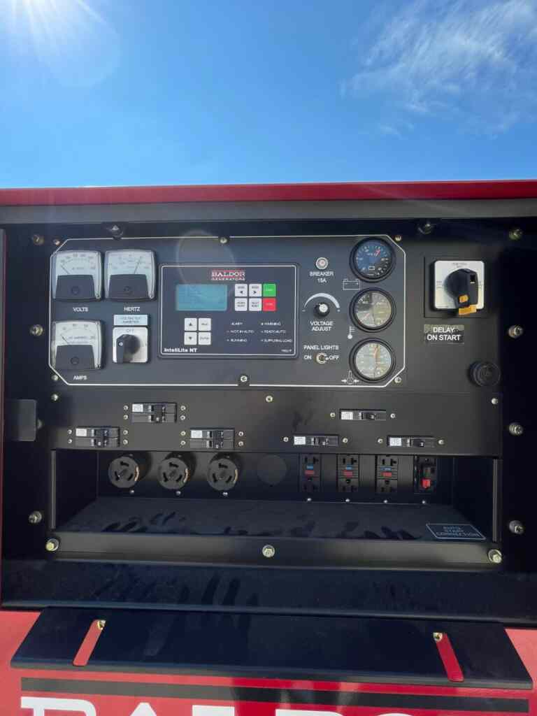 Baldor TS45T Trailer Mounted Diesel Generator - Tier 3