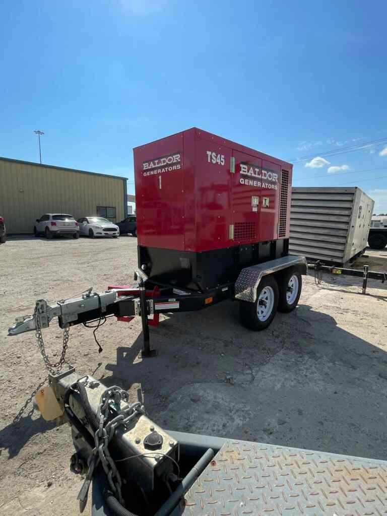 Baldor TS45T Trailer Mounted Diesel Generator - Tier 3