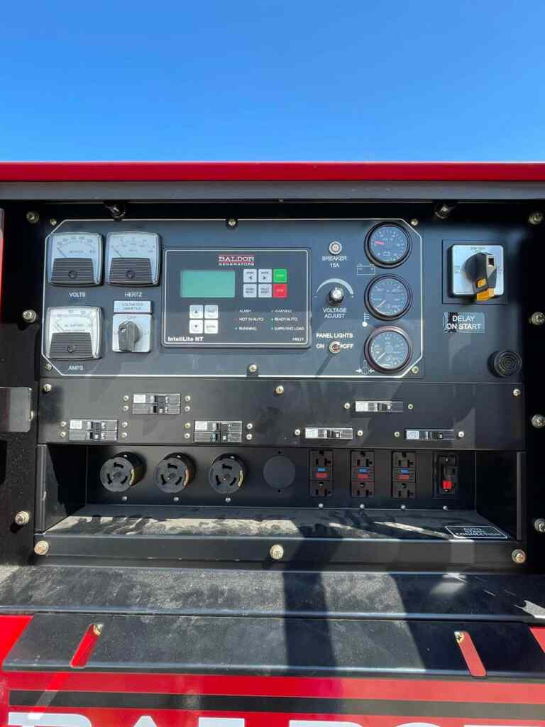 Baldor TS45T Trailer Mounted Diesel Generator - Tier 3