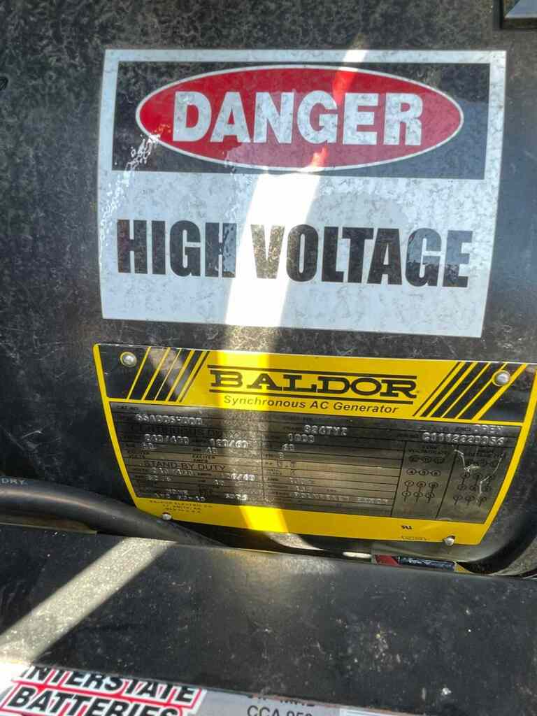 Baldor TS45T Trailer Mounted Diesel Generator - Tier 3