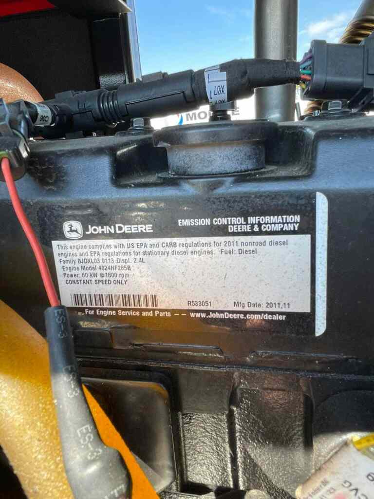 Baldor TS45T Trailer Mounted Diesel Generator - Tier 3