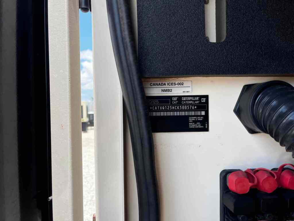 Caterpillar XQ125 Trailer Mounted Diesel Generator