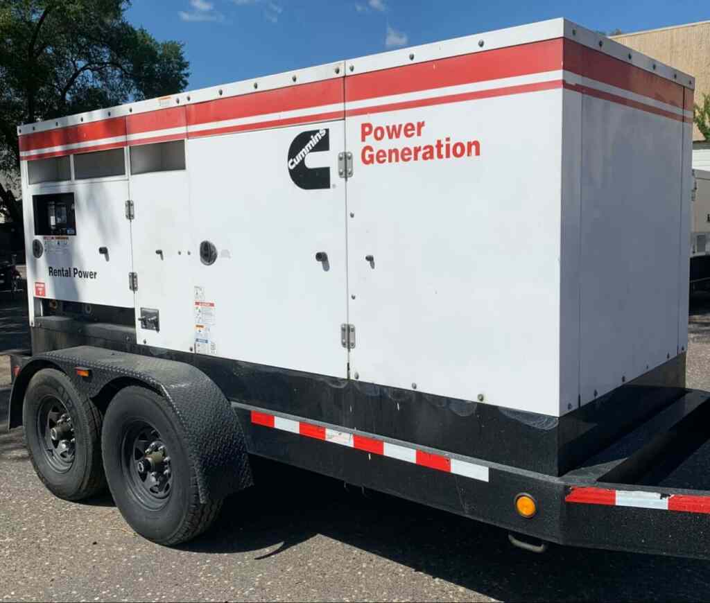 Cummins C200D6R Trailer Mounted Diesel Generator - Tier 3