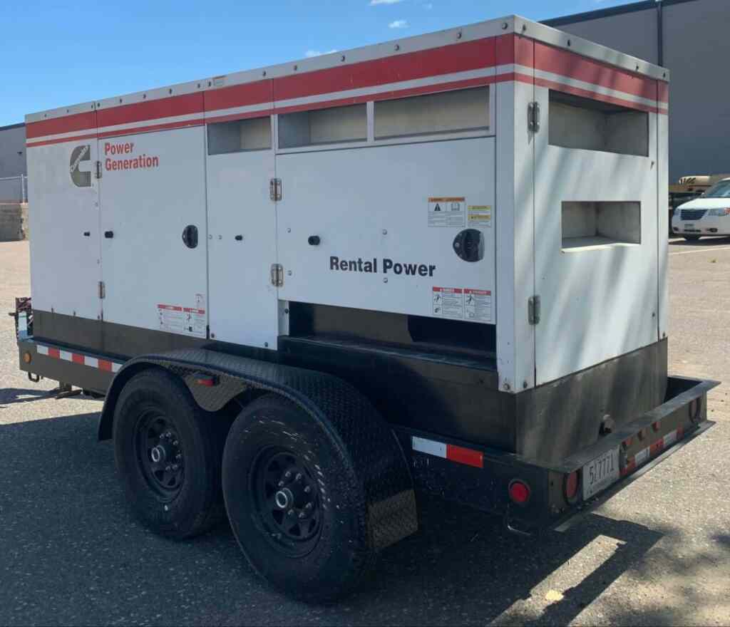 Cummins C200D6R Trailer Mounted Diesel Generator - Tier 3