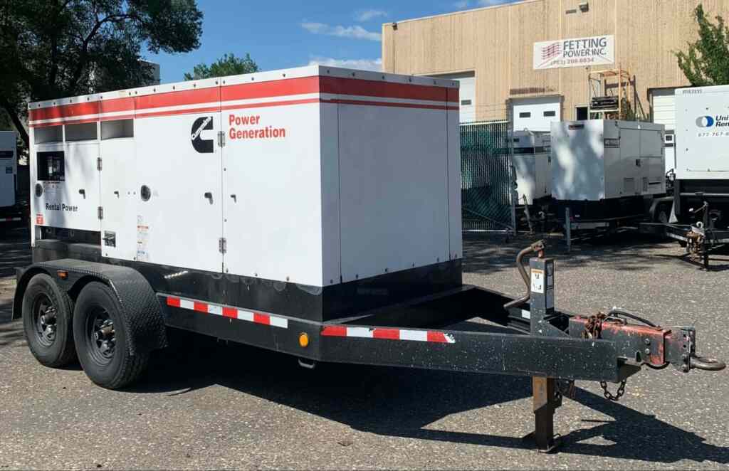 Cummins C200D6R Trailer Mounted Diesel Generator - Tier 3