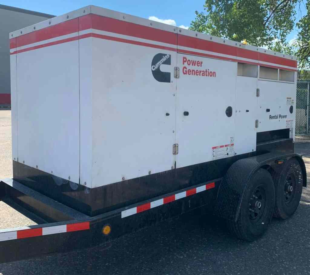 Cummins C200D6R Trailer Mounted Diesel Generator - Tier 3
