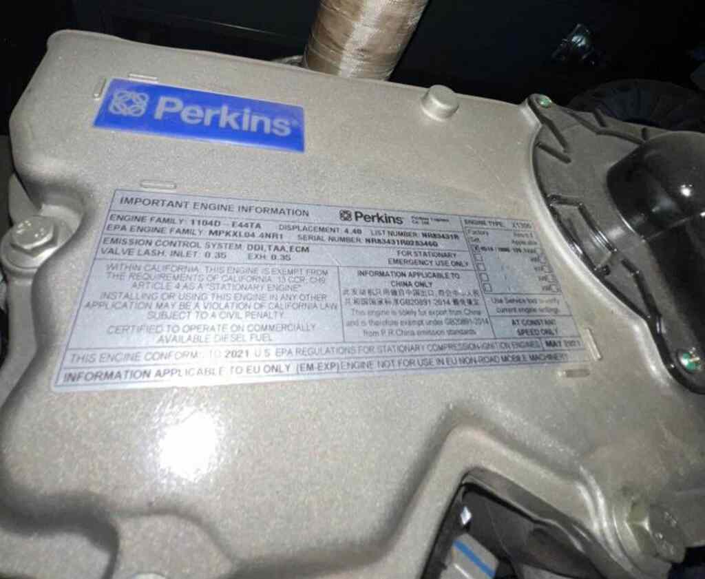 UTP 100-P3 Standby Diesel Generator - Tier 3