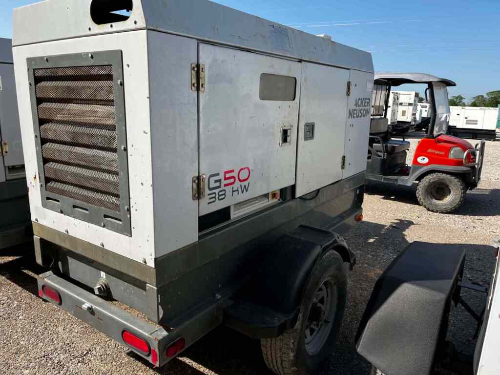 Wacker Neuson G50 Trailer Mounted Diesel Generator- Tier 3