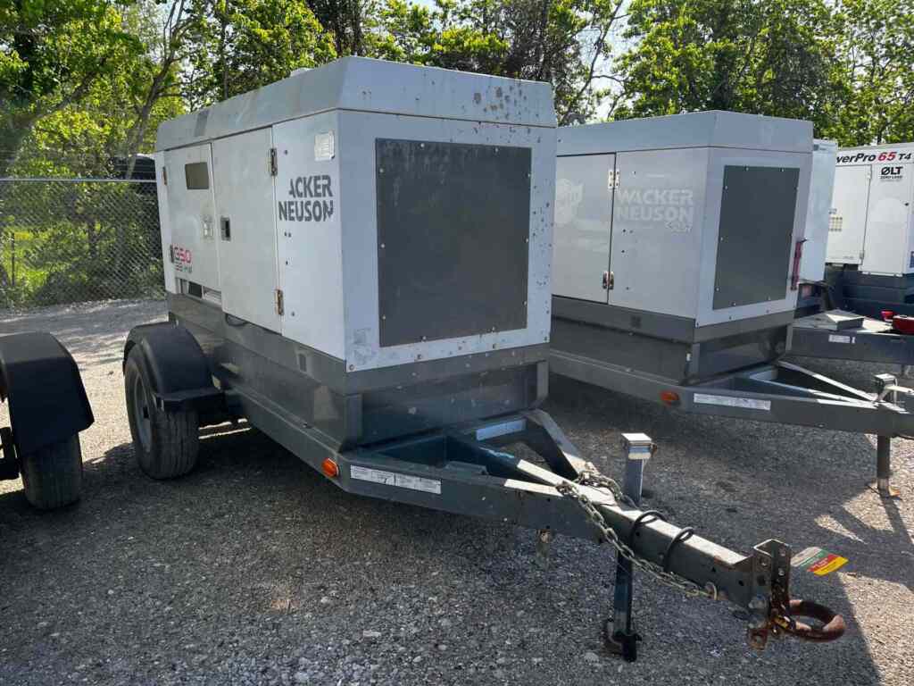 Wacker Neuson G50 Trailer Mounted Diesel Generator- Tier 3