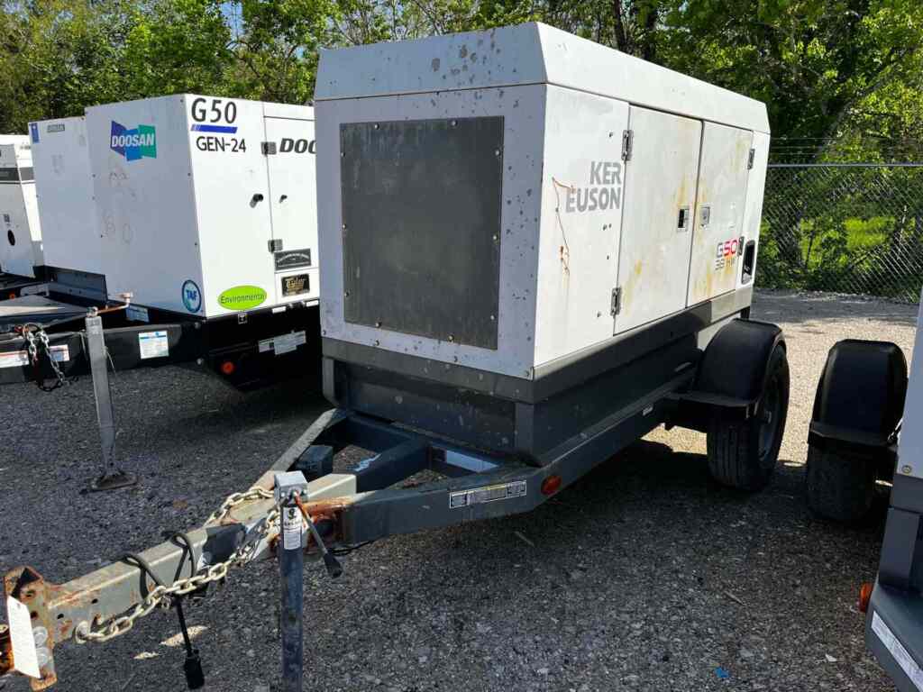 Wacker Neuson G50 Trailer Mounted Diesel Generator- Tier 3