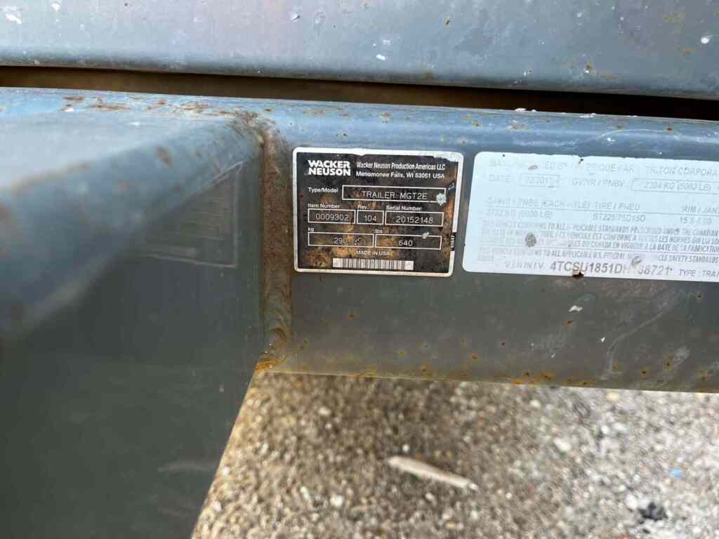 Wacker Neuson G50 Trailer Mounted Diesel Generator- Tier 3