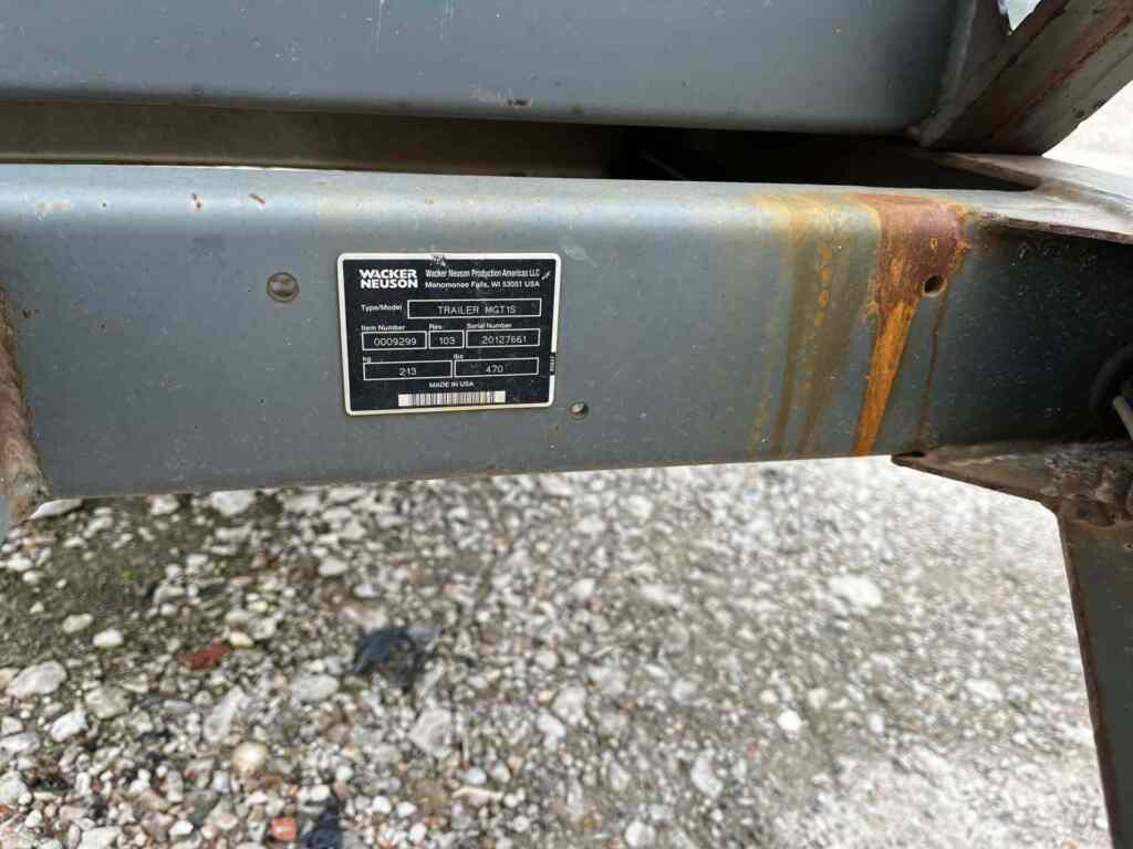 Trailer Mounted Diesel Generator Wacker Neuson G25 - Tier 3