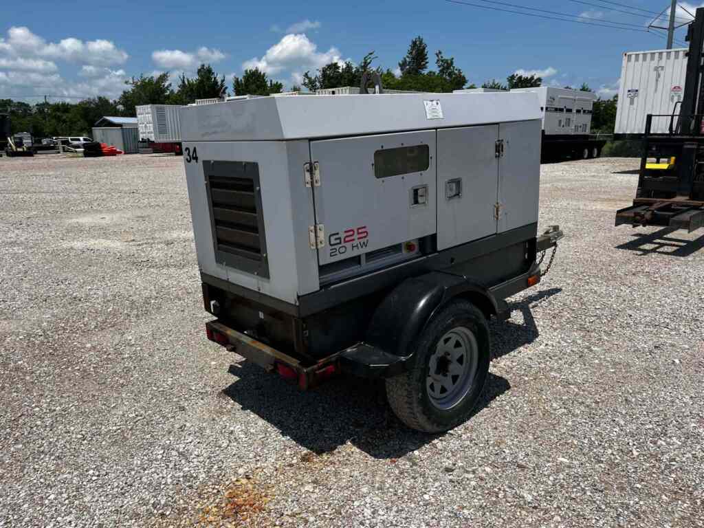 Trailer Mounted Diesel Generator Wacker Neuson G25 - Tier 3