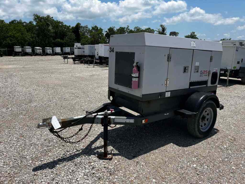 Trailer Mounted Diesel Generator Wacker Neuson G25 – Tier 3