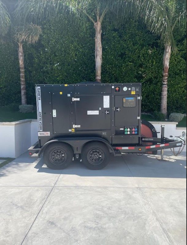 Tecnogen G80 Mega Silent Series Trailer Mounted Diesel Generator