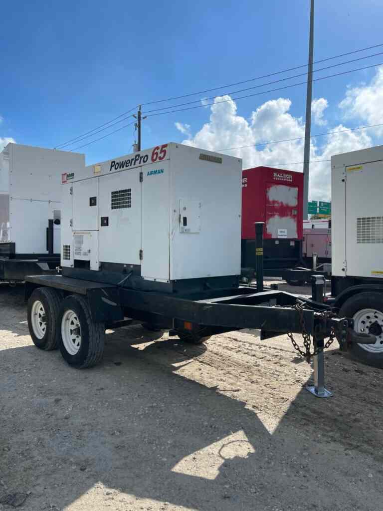 Trailer Mounted Airman PowerPro SDG65S – Diesel Generator – Tier 3