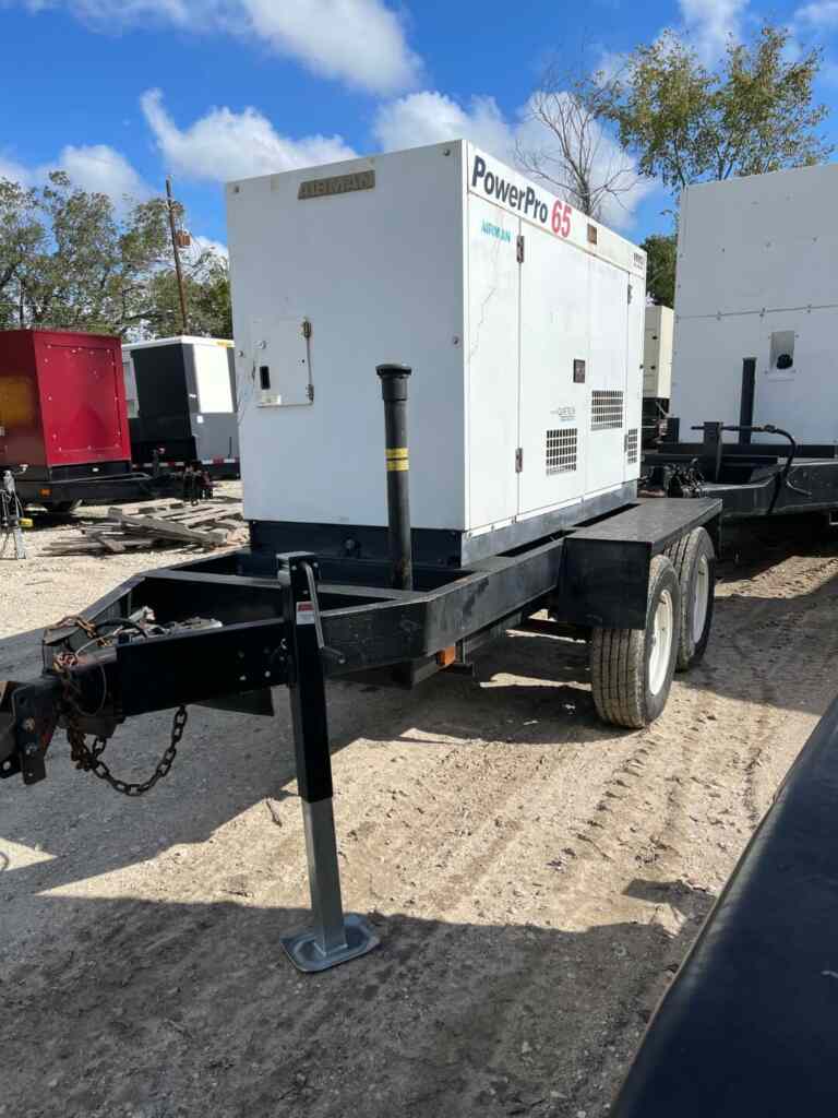 Trailer Mounted Airman PowerPro SDG65S - Diesel Generator - Tier 3