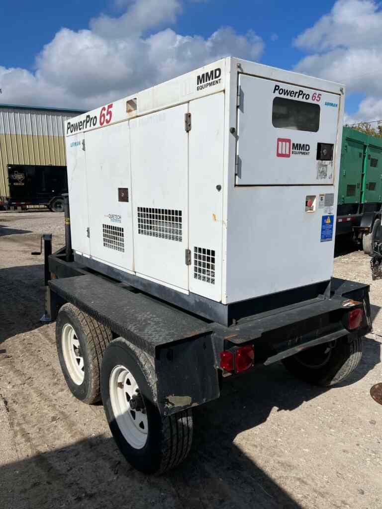 Trailer Mounted Airman PowerPro SDG65S - Diesel Generator - Tier 3